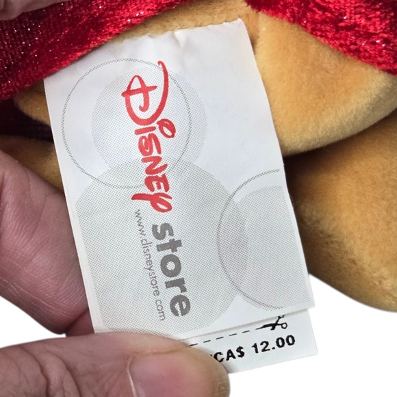 Disney Winnie the Pooh Santa Bear 7" Father Christmas Holiday Plush Winter - Picture 6 of 6